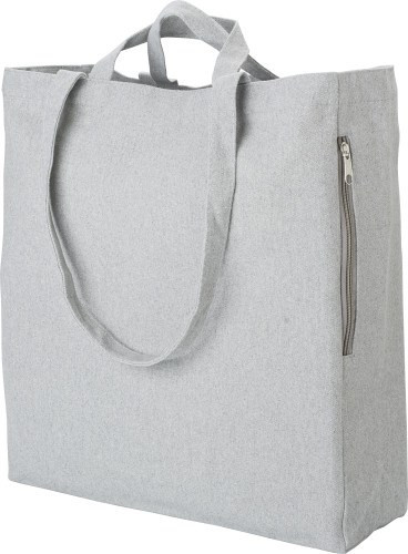 RPET-Filz-Einkaufstasche Hunter als Werbegeschenk vom Discounter - Farbe:  Grau